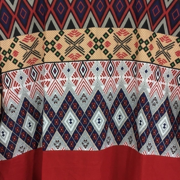 AVAASA Kurta Red Blue Size Medium - Picture 7 of 11